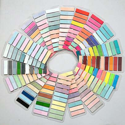 20pcs/Pack 4,000 Sheets Total / 4pcs/Pack 800 Sheets Total Index Cards, Sticky Note Stickers For Home, Office, School, Marking Important Notes