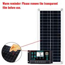 1000W Solar Panel 12V Solar Cell 10A-100A Controller Solar Plate Kit for Phone RV Car Caravan Home Camping Outdoor Battery - SEP-SP12C100 - Ver 8