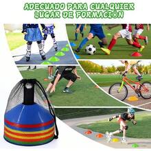 mhj50 pcs Conos de Fútbol Disco Marcado Conos de Entrenamiento con Bolsa de Malla y Soporte Football Entrenamiento de Agilidad Niños Mejora Coordinaciónsleeping Bags - 219321235 - Ver 6