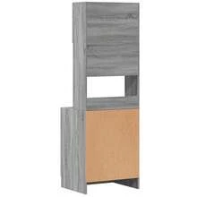vidaXL Sonoma Küchenschrank Grau 60x50x180 cm Holzwerkstoff - Grau - Übersicht 6