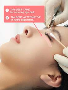 3片/2片/1片眼影胶带，眼影和眼线化妆工具，眼影定妆贴纸，眼影保护胶带，专业睫毛胶带，粘性布睫毛胶带，透气微孔布睫毛延长胶带，睫毛提拉胶带，透气低过敏性睫毛隔离眼贴。 - 彩色 - 查看 3