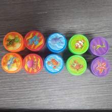 动物印章教师印章自带墨水生日礼物派对用品，适用于教师、办公用品、学校用品、办公室装饰、返校季、学校奖励、情人节、生日礼物、2025新年、返校用品、返校礼物 - 彩色 - 查看 5