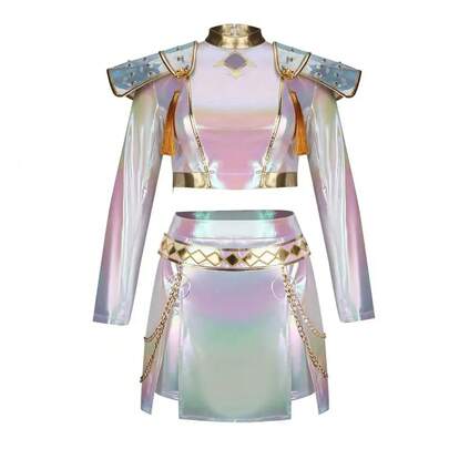 Disfraces de escenario para mujeres Zoey, disfraz de cosplay, cazadora de demonios, vestido elegante, juego de roles, lo que suena como ropa de fiesta de Halloween y carnaval