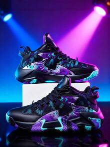 青少年运动篮球鞋跑步鞋耐磨防滑鞋底左右脚颜色随机