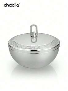 choxila 1个铁艺金/银浮雕碗，装饰碗，中东碗，椰枣碗，酸奶碗，坚果碗，零食碗，盘子，适合家庭/餐厅使用 - 碗 - 查看 14