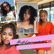 Extensiones de cabello trenzado sintético con rizos, cabello crochet mini twist yaki pre-enrollado de 8/10/12 pulgadas en color marrón - Multicolor - Ver 5