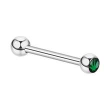 Fashion Stainless Steel Letter Tongue Ring European And American  Personality Metal Piercing Jewelry - 2#鋼色 - 查看 6