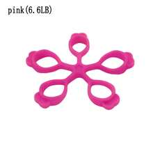 1pc Silicone Flower Shaped Finger Resistance Bands & Expanders - Non-Slip Grip Strengthener, For Finger Rehabilitation Training, Exercise And Hand Fitness, 6.6lbs-11lbs Levels, Multi-Color Options, Unisex - Multicolor - View 8