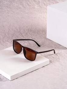 4pcs Unisex Square TR Ultra-Light Decorative Fashion Glasses, Suitable For Daily Commute And Recreation, Great Gift For Family And Friends - Multicolor - View 5
