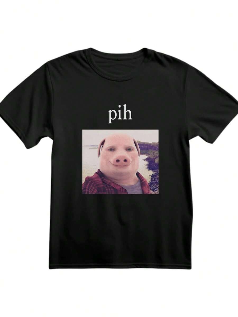 John Pork-Shirt, Pih-Shirt,-Shirt, Funny-Shirt,- - màu đen - Xem 1