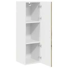 vidaXL Armoire de cuisine avec porte Chêne artisanal 30 x 31 x 100 cm - Tabac - Voir 5
