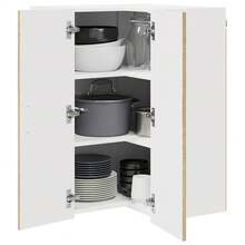 vidaXL Armadio da cucina Chêne Sonoma 57 x 57 x 80 cm - Castano - Visualizzare 3