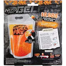 NERF Pro Gelfire - Bolsa Reutilizable de recargas - 10.000 recargas Gelfire deshidratadas - para el Uso con los lanzadores Gelfire,37643404 - Multicolor - Ver 6