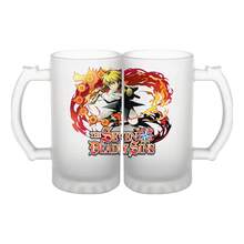 TendenciaTarro Vidrio Anime 7 Pecados Nanatsu No Taizai 1pz A ElegirCalidad premium - símbolo de merlín negro - Ver 17