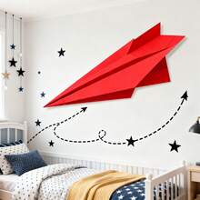 【创意航空工艺美学】36件套精美折纸飞机制作套装 - STEM教育工艺套装，包含清晰的步骤说明，采用优质加厚防撕裂防潮纸。 - 彩色 - 查看 8