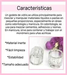 Tendencia20 Piezas Godetes De Vidrio, Vasito Uñas Acrílicas MonómeroCalidad premium - 1 - Ver 4