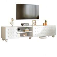 Television Stands & Entertainment Centers - White+Particle Board - View 9