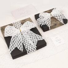 VATIN 2-1/2 Ribbon, Glitter Mesh Web Sequin Wired Ribbon Wrapping Bow Making Wreath Supply-10 Yards - 金子 - 查看 6