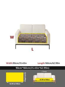 1pc Vintage Bohemian Style Small Diamond Pattern Sofa Cushion, Chenille Jacquard Fabric, Suitable For 1-4 Seater Sofa, All Seasons, Machine Washable. - Multicolor - View 40