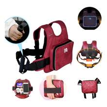TendenciaCinturón De  Para Niños Para Motocicleta AjustableCalidad premium - Rojo oscuro - Ver 2