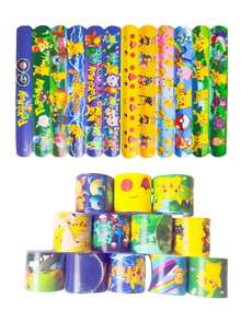 1件/套 宝可梦口袋妖怪缝纫动漫人物手链，节日派对礼物（随机发货） - 彩色 - 查看 7