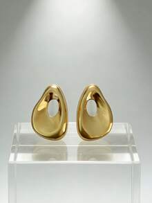 1pair Asymmetrical Geometric Earrings With European And American Style - Irregular Earrings - View 31