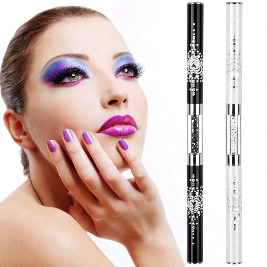 2-In-1 UV Gel Nail Polish Pen, Nail Shaping Pen, Color Adjusting Gel Nail Brush - Multicolor - View 1