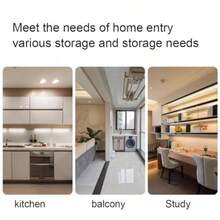 ccArmarios De Pared Armario De Baño De Pared para El Hogar Botiquín De Metal con Puerta De Cristal Caja De Almacenamiento para Cosméticos Y Perfumes Mueble De Ducha sobre El Inodoro Color Negro 6nn - Negro - Ver 4