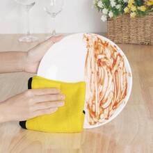 10片装超柔软超细纤维清洁布 - 加厚、不掉毛、超强吸水，适用于汽车清洁、宠物护理、厨房和浴室清洁 | 防刮擦、不留水渍、可水洗（黄/灰） - 2026新年清洁必备，节日家居焕新，汽车护理必备，多功能清洁工具，速干配方 - 彩色 - 查看 6