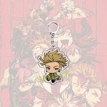 8 piezas Llaveros con tema de anime GACHIAKUTA, llaveros acrílicos 2D de los personajes Rudo, Enma, Natsume, decoración de mochila, coleccionables, regalos para madres, padres, graduación y maestros - Multicolor - Ver 10