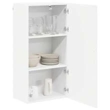 vidaXL Armário de cozinha branco 50 x 31 x 100 cm Bois d'ingénierie - Branco - Ver 3