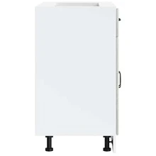 vidaXL Armoire de cuisine Lucca sonoma gris bois ingénierie - Gris - Voir 5