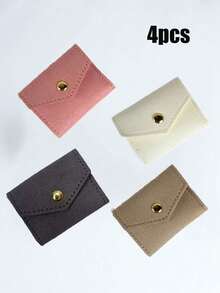 1pc Mini Travel Jewelry Storage Roll Bag, 1.4mm Ultra-Fine Fiber Foldable Compact Jewelry Organizer Pouch, Suitable For Daily Use And Travel, Perfect For Earrings, Rings, Necklaces, Bracelets