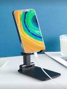 1pc Foldable Desk Phone Holder Stand, Suitable For All Smartphones, Ideal Office Accessory, Compatible With IPhone, Android Phones, Birthday Gift For Family And Friends, Phone Accessory - Multicolor - View 10