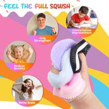 1/4 Cookie Shaped Stress-Relieving Toy, Squishy Cookie-Like Soft And Cute Toy, Anxiety-Relieving Sensory Toy, Soft Stress-Relieving Toy, Adult Stress-Relieving Squeeze Toy, Taba Soft And Cute Toy, Fufu Soft And Cute Toy (Random Color). - Nhiều màu - Xem 3