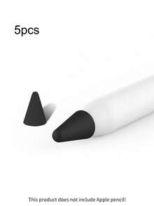 5 chiếc đầu bút bằng silicon mềm bảo vệ, hoạt động êm ái, đầu bút thay thế được, tương thích với Apple Pencil 1 & 2, iPad Pencil - Nhiều màu - Xem 10