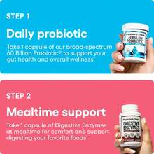Physician's Choice Hack Your Tummy Bundle: Bloating, Digestion & Immune Support For Men & Women With Digestive Enzymes & 60 Billion Probiotic - 標準 - 查看 6