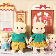 TendenciaJuego De Figuras De Familia Nuevo Sylvaniano Animales RegaloCalidad premium - hoja - Ver 5