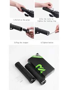 TendenciaPuños Para Bicicleta De Montaña Rockbros Doble Bloqueo NewCalidad premium - Azul - Ver 5