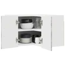 vidaXL Armadio da cucina Grigio cemento 57 x 57 x 40 cm Legno d'ingénierie - Grigio - Visualizzare 3