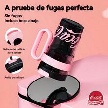 TendenciaVaso 800ml 27oz, Vaso Popote, Vaso Reutilizable Plastico, Vasos plastico con Tapa y Asa Portátil, Transparente, Antideslizante,  Vaso Súper Amor,RojoCalidad premium - Rojo - Ver 6