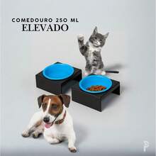 Elevated Feeder/Waterer 250ml For Dogs And Cats - Kit - 2 pc - 查看 3