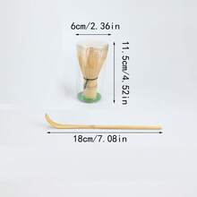 1/2PCS Bamboo Whisk Tea Spoon Matcha Whisk Tea Spoon Tea Strainers Tea-Making Tools, Ideal Matcha Gift Set For Beginners And Enthusiasts