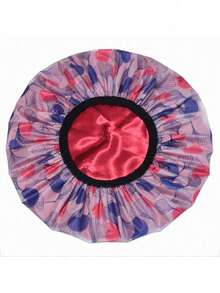 1/3个加厚防水黑色PEVA双层浴帽，长发洗发帽，护发帽，厨房帽 - 彩色 - 查看 11