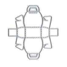 1件金属切割模板礼盒情人节模切图案，适用于贺卡装饰、DIY剪贴簿、相册卡片