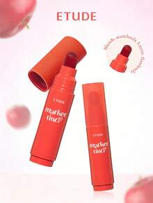 ETUDE Love Mark Matte Lip Gloss, High-End Matte Texture, Long-Lasting Color, Magic Tool For Fair Skin - #03 Apple Candy - View 4