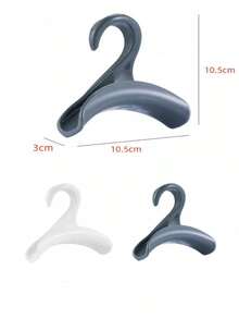 10pcs Japanese Style Arched Bag Hooks, Jewelry Holder, Entryway Organizer For Hats, Scarves - Multicolor - View 2