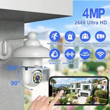 Cámara Inteligente|Monitoreo Hogar|2nlf®Cámara Inalámbrica |4MP|1080P|Bluetooth Configuración|360° Pan Tilt|Audio Bidireccional|Visión Nocturna Color|Detección Humana|Seguimiento Movimiento|Alerta Inmediata|Grabación Micro SD|Almacenamiento en la Nube|Instalación Fácil|Eseecloud App|Hogar|Exterior|Oficina|Apartamento - Tipo de Enchufe A USA (110-127V) - Ver 5