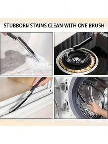 5件套多功能缝隙刷，窄缝清洁刷，浴室瓷砖刷，硬毛缝隙清洁刷，适用于家庭、餐厅、厨房瓷砖、窗槽等。