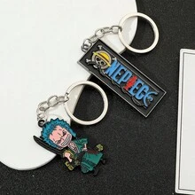 1/5件套经典动漫《海贼王》周边,蒙奇·D·路飞通缉令金属钥匙扣,可个性化定制包包/汽车钥匙扣,适合粉丝收藏或作为礼物,也可作为派对礼品。 - 彩色 - 查看 9